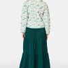 Feather Stitch Embroidery Carlisa Skirt