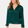 Feather Stitch Embroidery Marcy Top