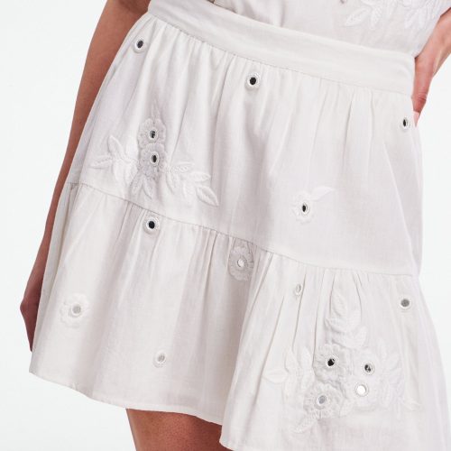 Gloriosa Embroidery Fleet Skirt