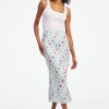 Greta Floral Stripe Natalie Skirt