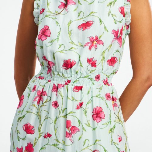 Greta Floral Swirl Milani Dress