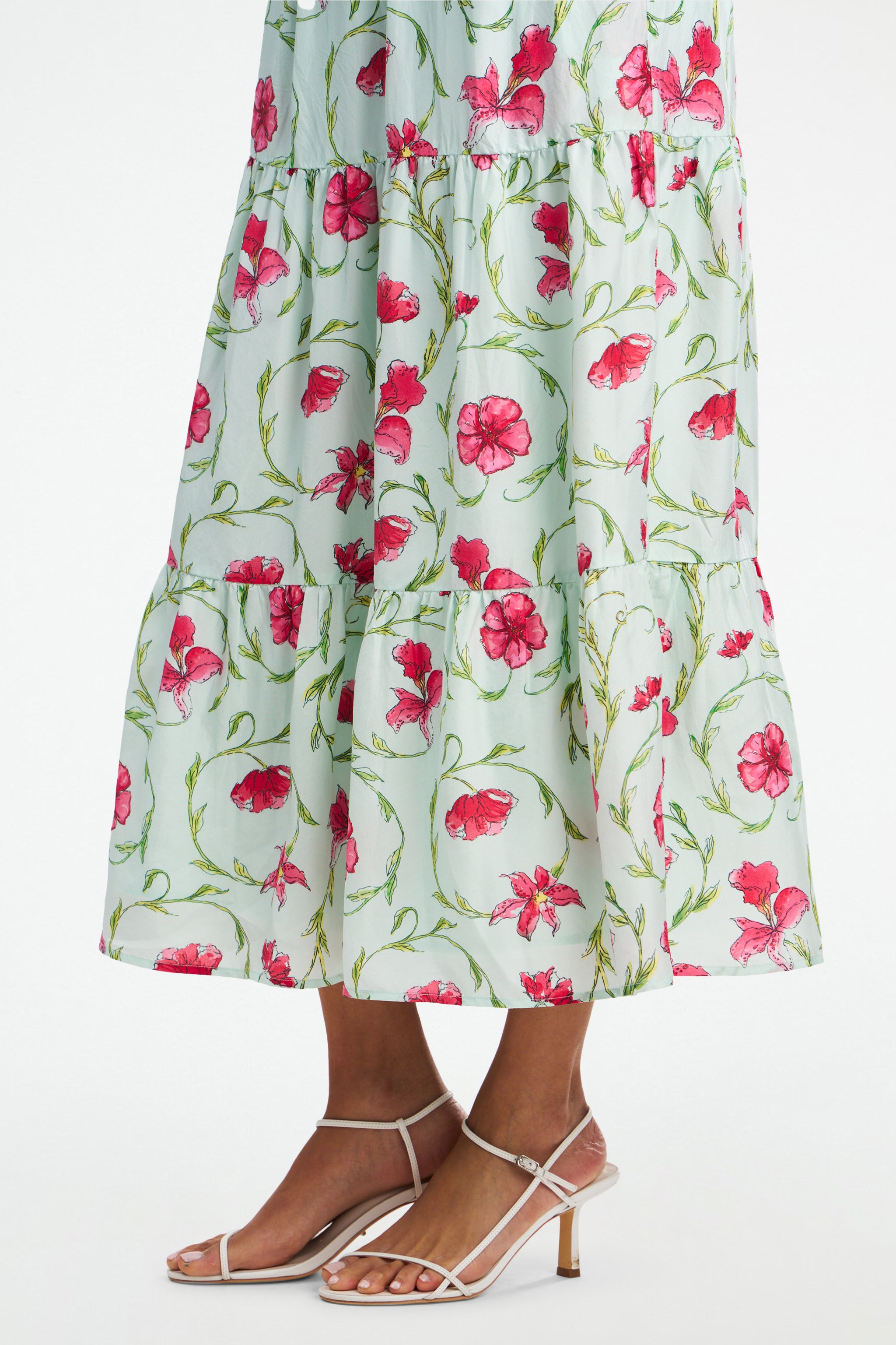 Greta Floral Swirl Milani Dress