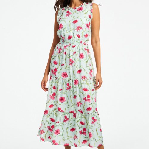 Greta Floral Swirl Milani Dress