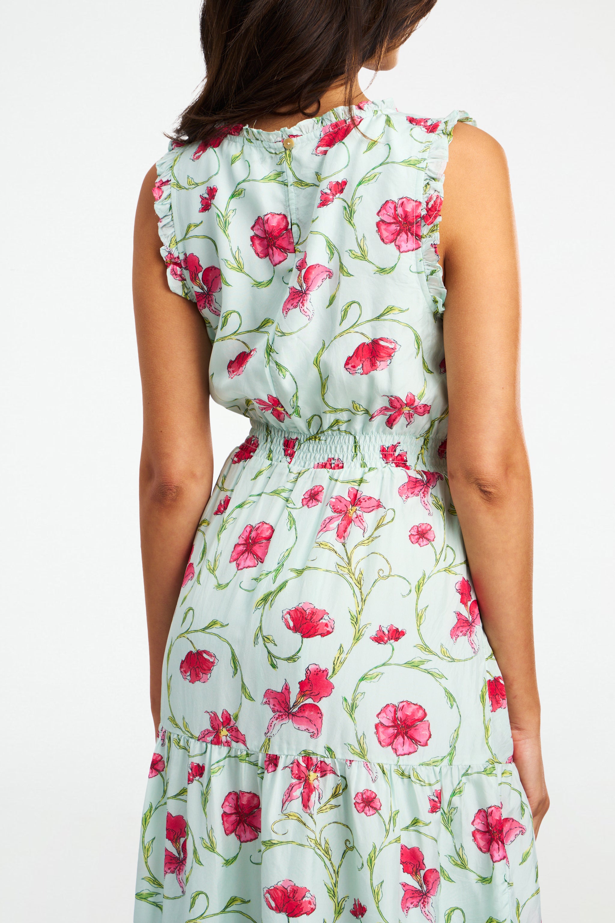 Greta Floral Swirl Milani Dress