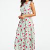 Greta Floral Swirl Milani Dress