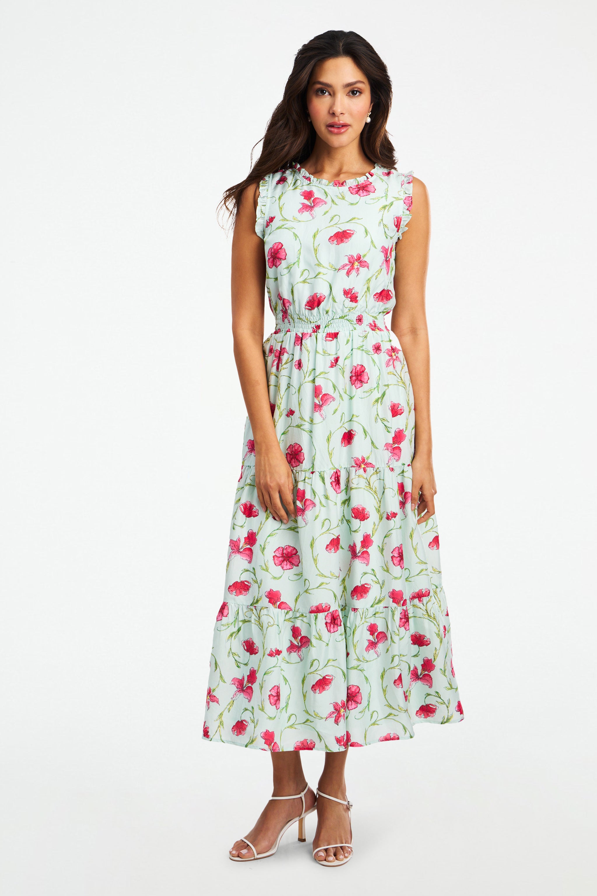 Greta Floral Swirl Milani Dress