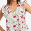 Greta Floral Swirl Steffie Top