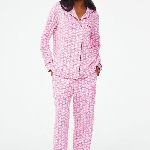 Hathi Long Sleeve Polo Pajamas
