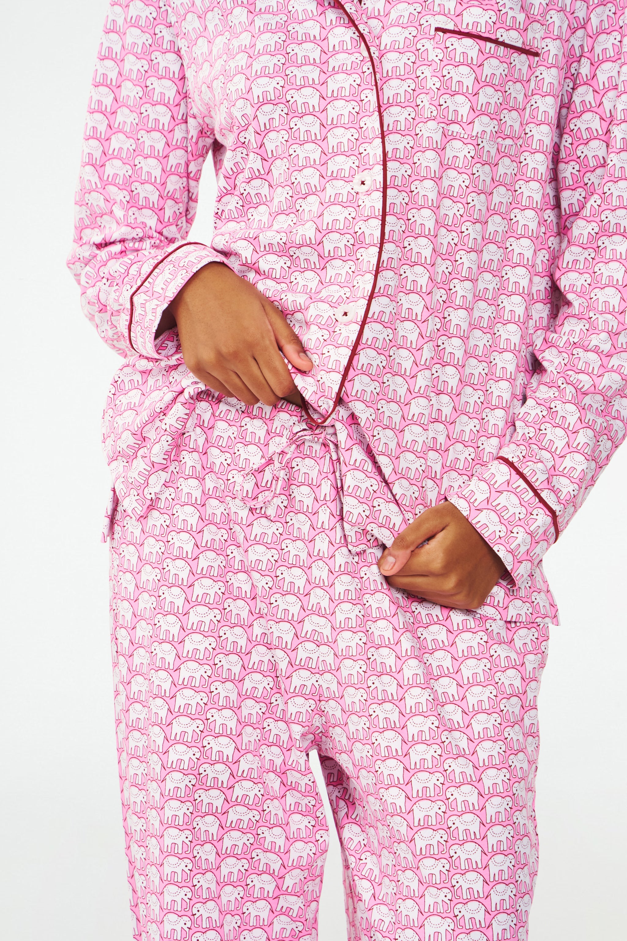 Hathi Long Sleeve Polo Pajamas