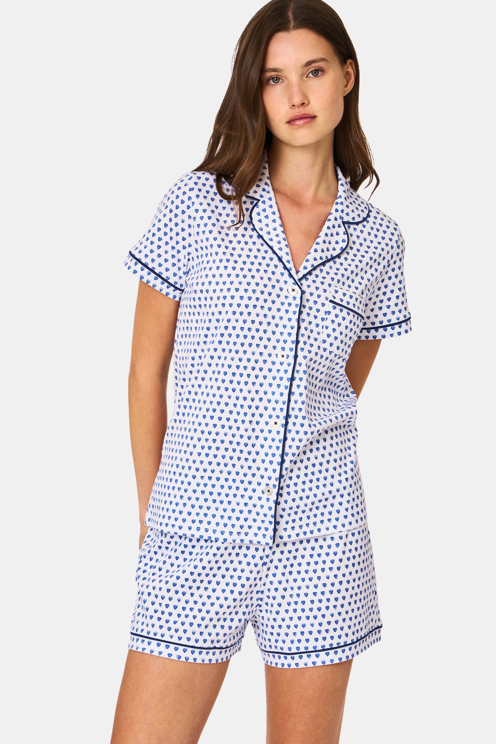 Hearts Polo Pajamas