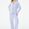 Hearts Long Sleeve Polo Pajamas