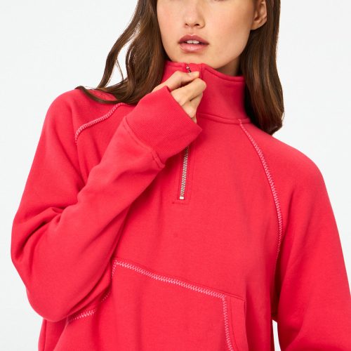 Hearts Embroidered Hudson Sweatshirt