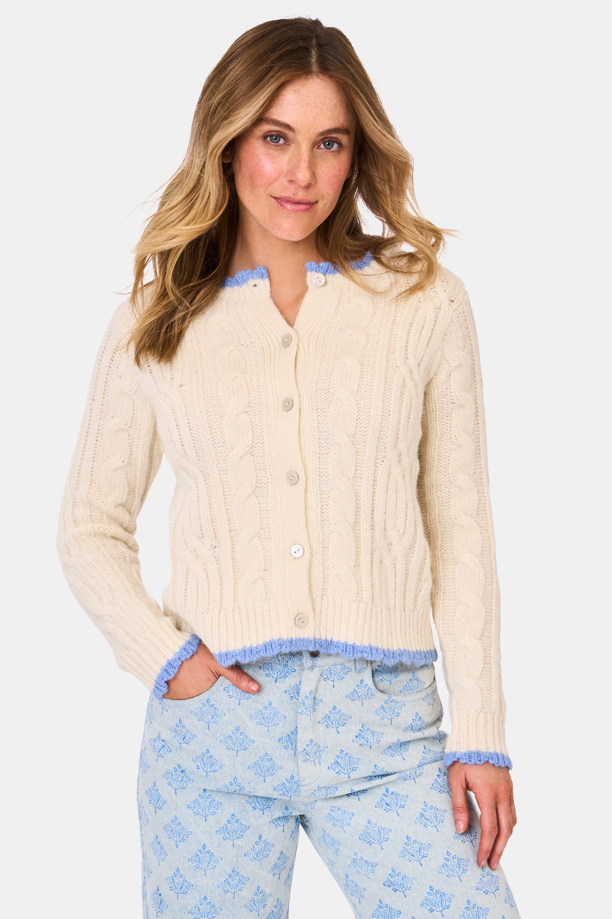Rosella Cable Knit Cardigan