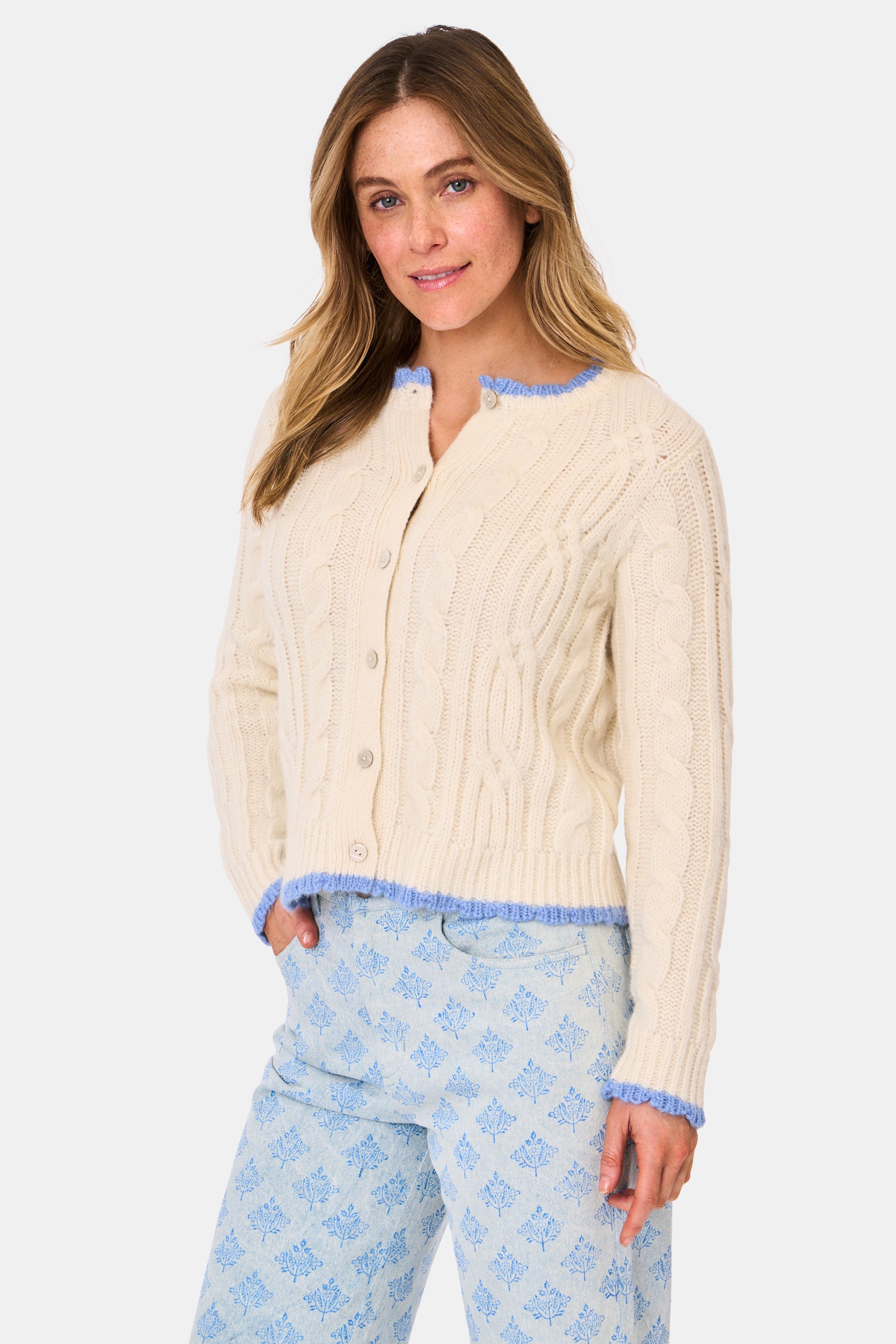 Rosella Cable Knit Cardigan