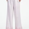 Lemon Bow Embroidery Chloe Pant