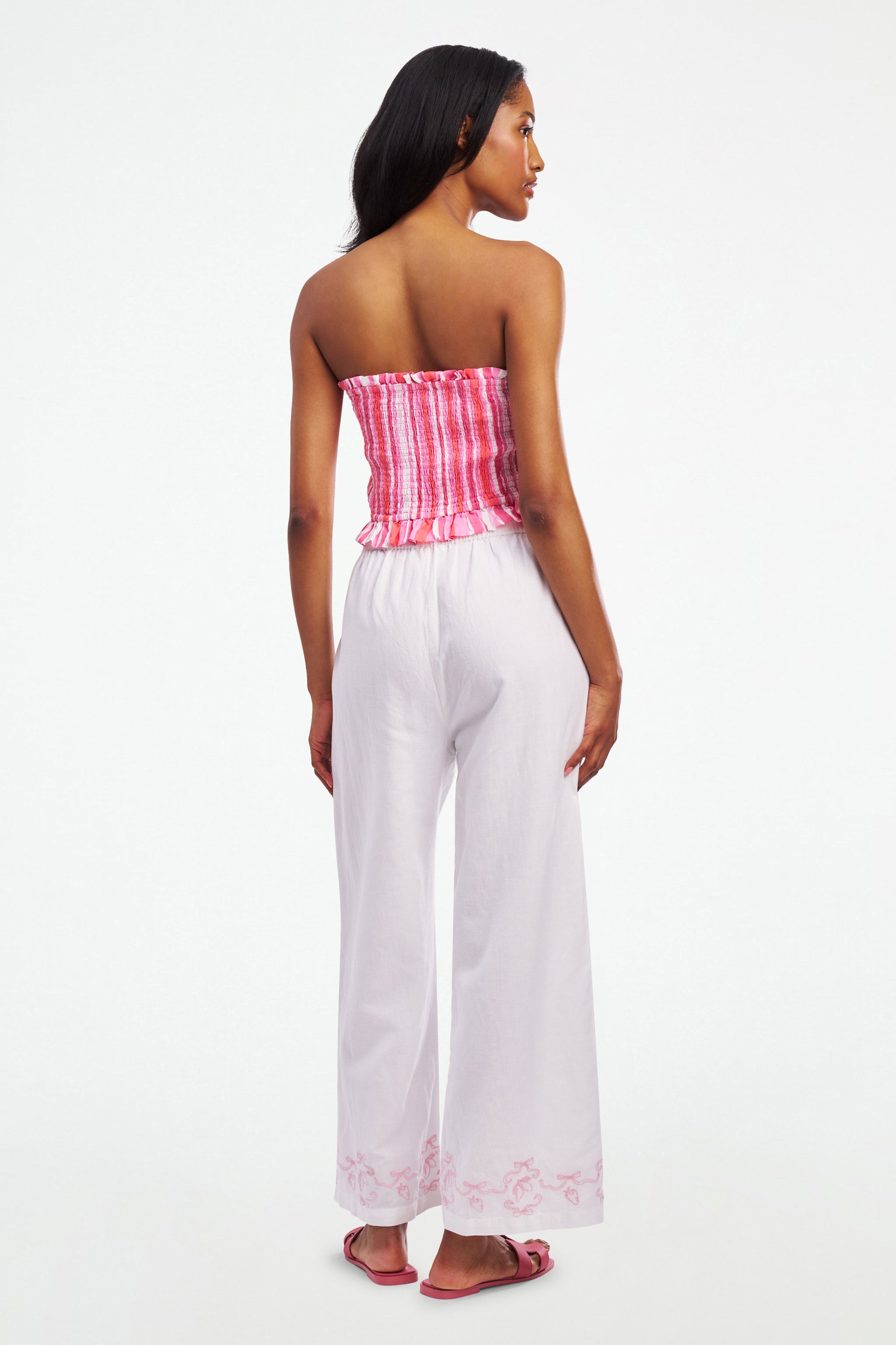 Lemon Bow Embroidery Chloe Pant