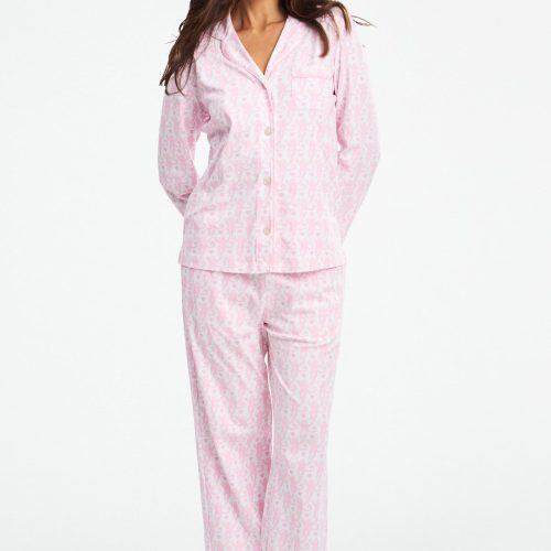 Lovely Monkey Long Sleeve Polo Pajamas