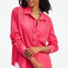 Malina Eyelet Boyfriend Shirt