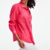 Malina Eyelet Boyfriend Shirt
