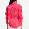 Malina Eyelet Boyfriend Shirt