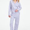 Monkey Long Sleeve Polo Pajamas