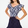 Morris Floral Reese Top