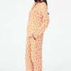 Monkey Long Sleeve Polo Pajamas