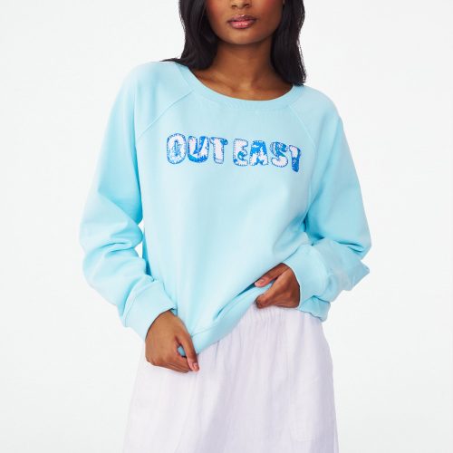 Out East Applique Crewneck