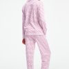 Hearts Long Sleeve Polo Pajamas