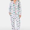 Snow Village Long Sleeve Polo Pajamas