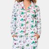 Snow Village Long Sleeve Polo Pajamas