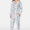Snow Village Long Sleeve Polo Pajamas