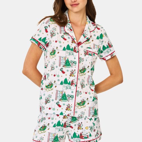 Snow Village Polo Pajamas