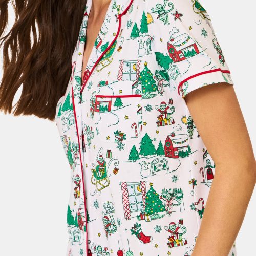 Snow Village Polo Pajamas