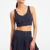 Sporty Hearts Caty Cropped Tank