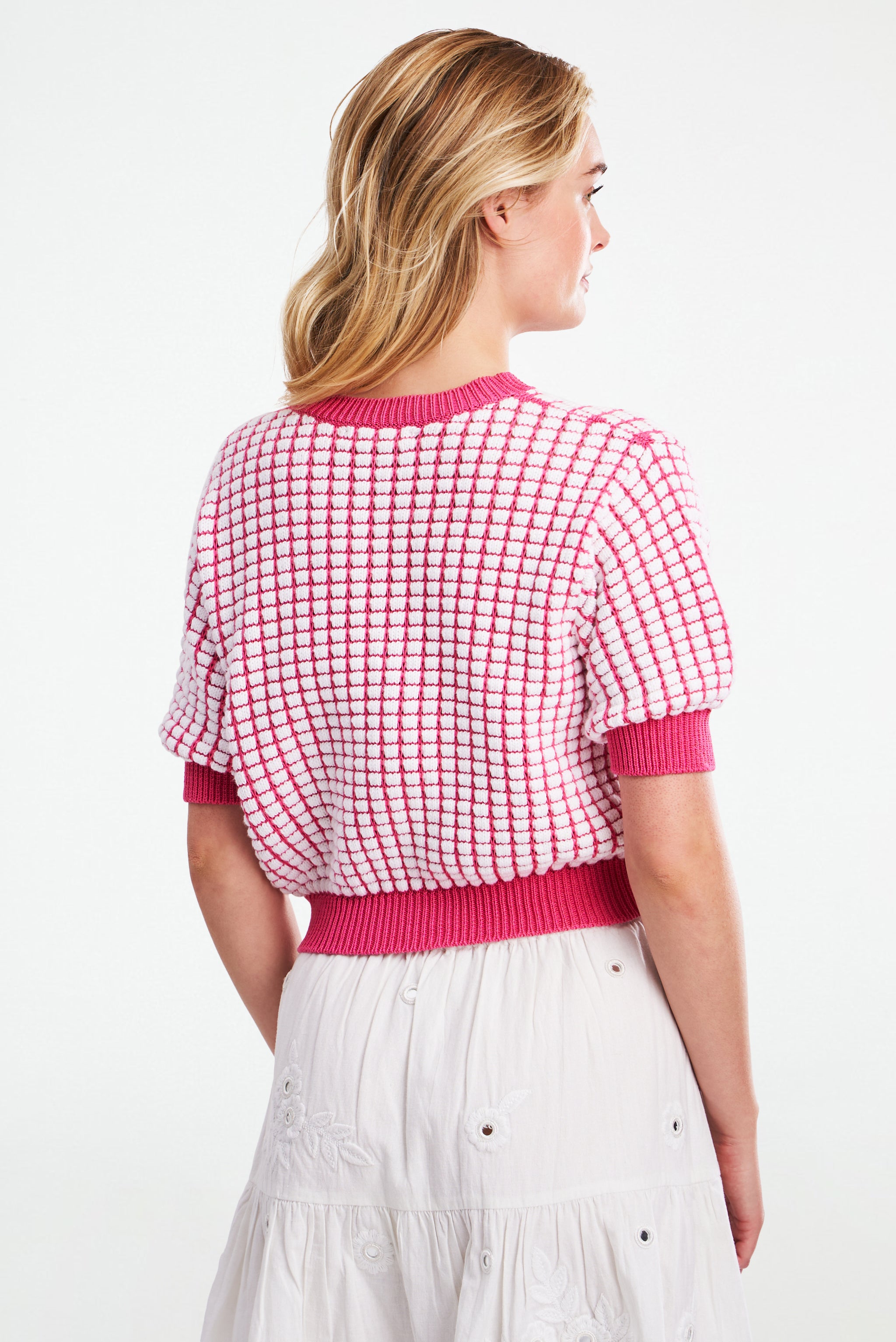 Square Knit Hattie Sweater