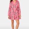 Trellis Floral Embroidery Emory Dress