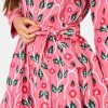 Trellis Floral Embroidery Emory Dress