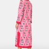 Trellis Floral Embroidery Johanna Caftan