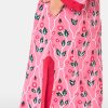 Trellis Floral Embroidery Johanna Caftan
