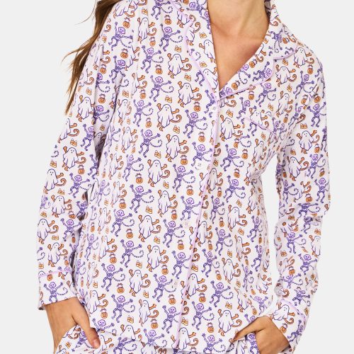 Trick or Treat Long Sleeve Polo Pajamas