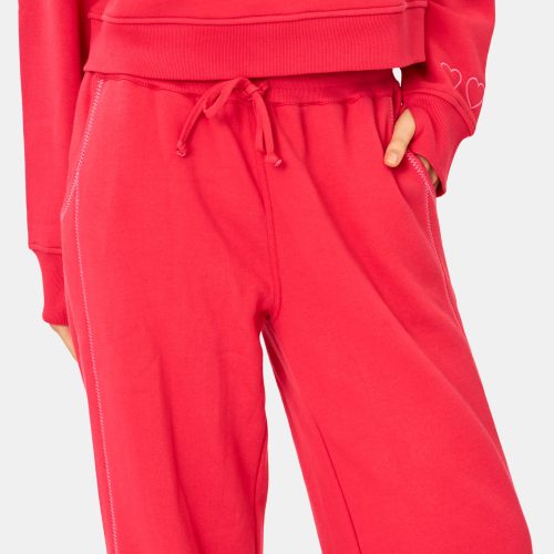 Hearts Embroidered Turner Pant