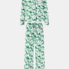 Ski Toile Long Sleeve Polo Pajamas