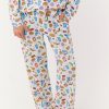 New York Nosh Long Sleeve Polo Pajamas