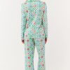 Ornament Trellis Long Sleeve Polo Pajamas