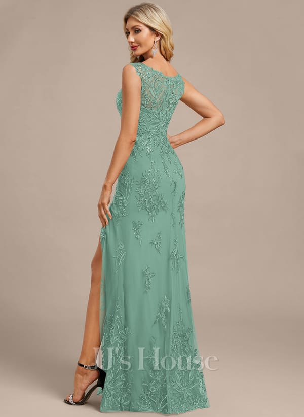 Roller Rabbit JJ's House Fronia Dark Navy Sheath/Column Sequins Lace Dress - Image 48