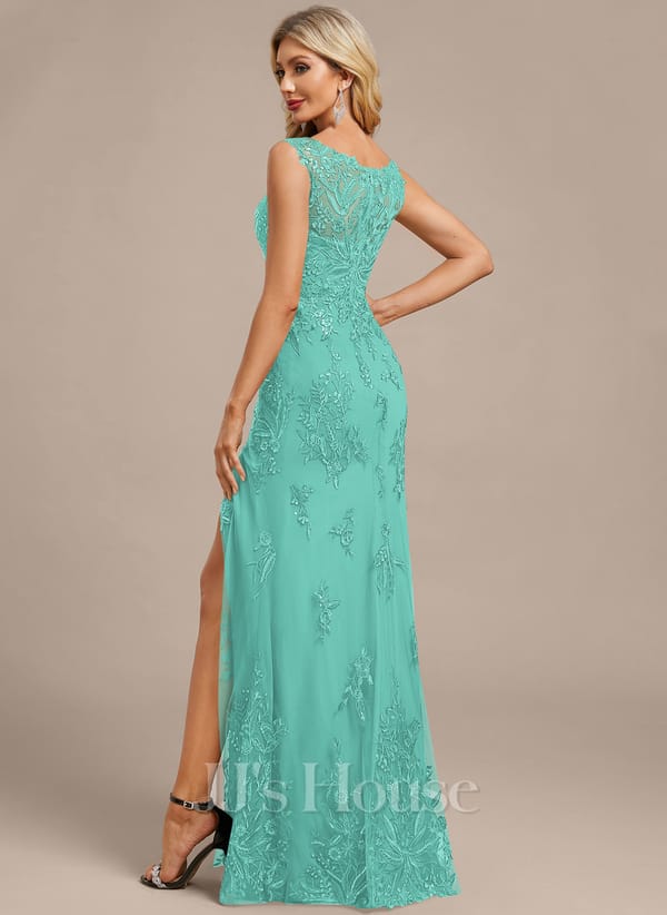 Roller Rabbit JJ's House Fronia Dark Navy Sheath/Column Sequins Lace Dress - Image 50